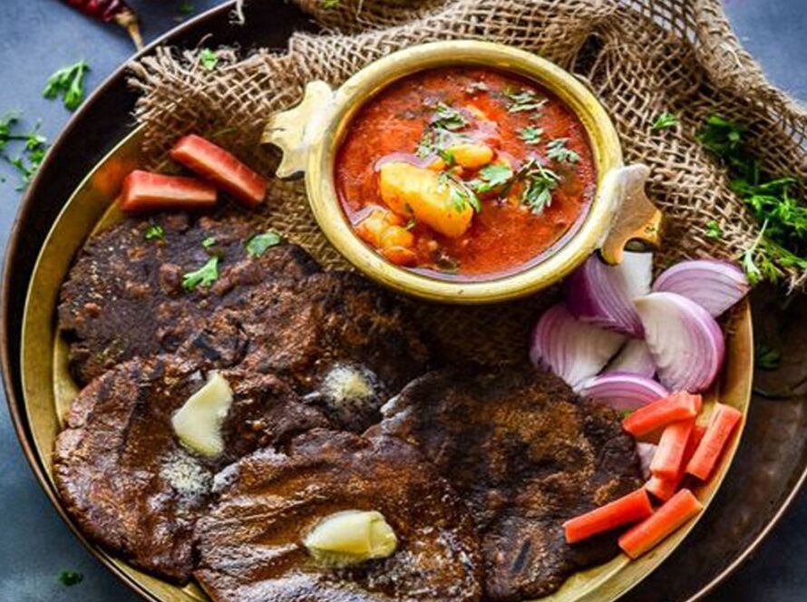 food of uttarakhand - mandua roti