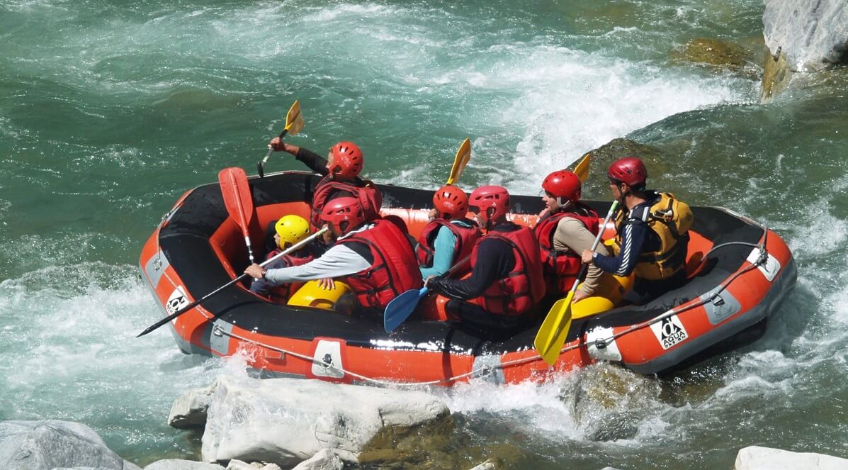 best adventure in tehri- water rafting